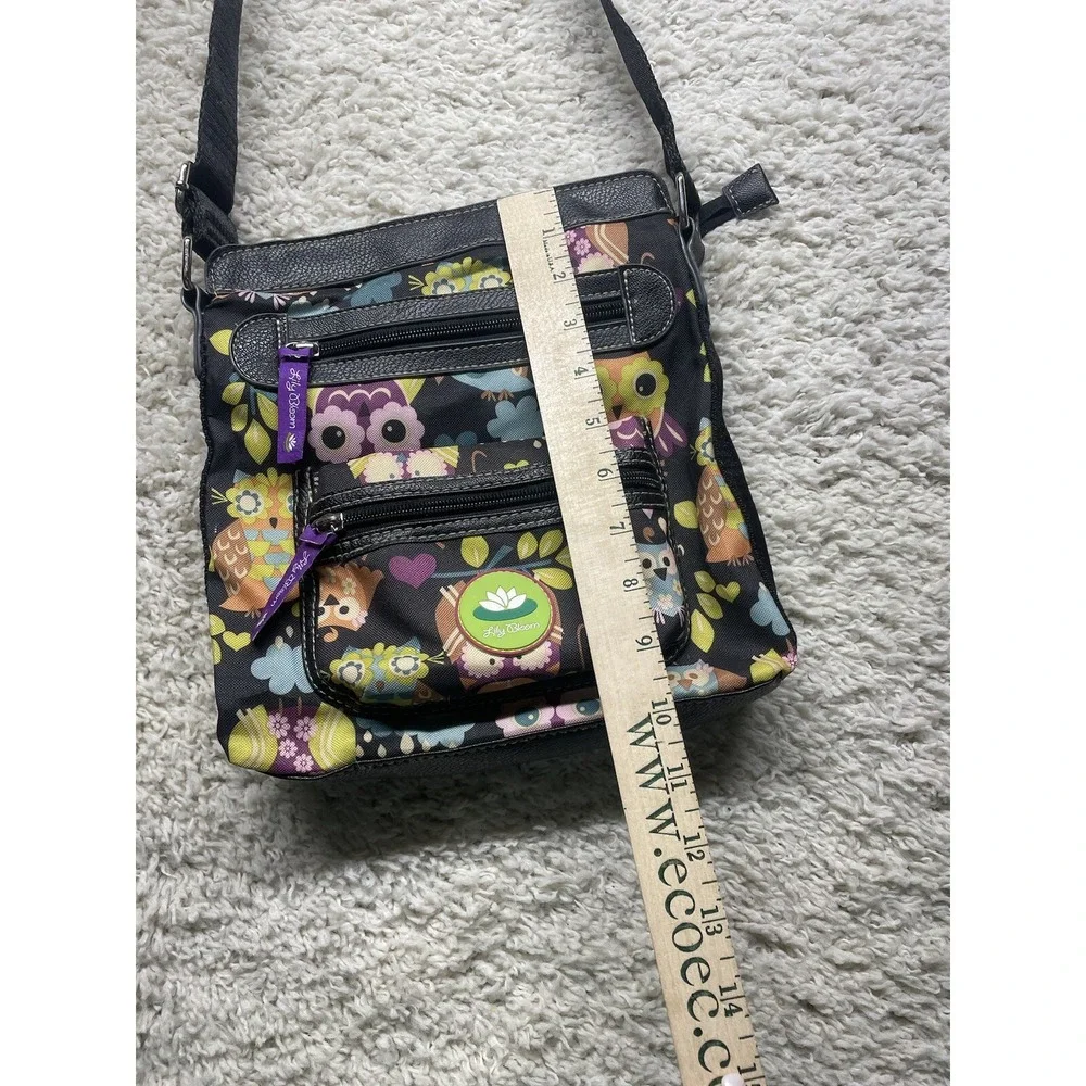 Lily Bloom Owl Crossbody Bag Purse EUC - Picture 5 of 11